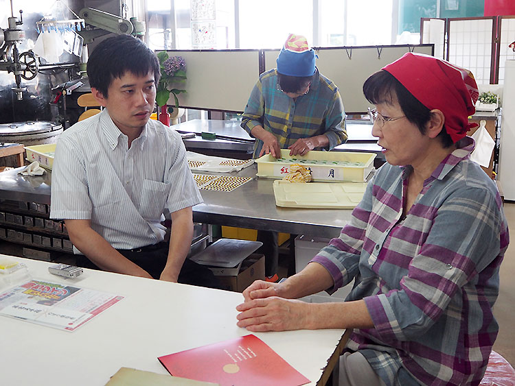 石川と大崎さんと前田さん