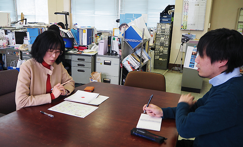 石川と西崎さん